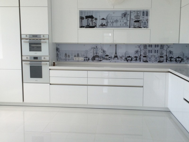 Кухня Белая Угловая Дизайн Фото